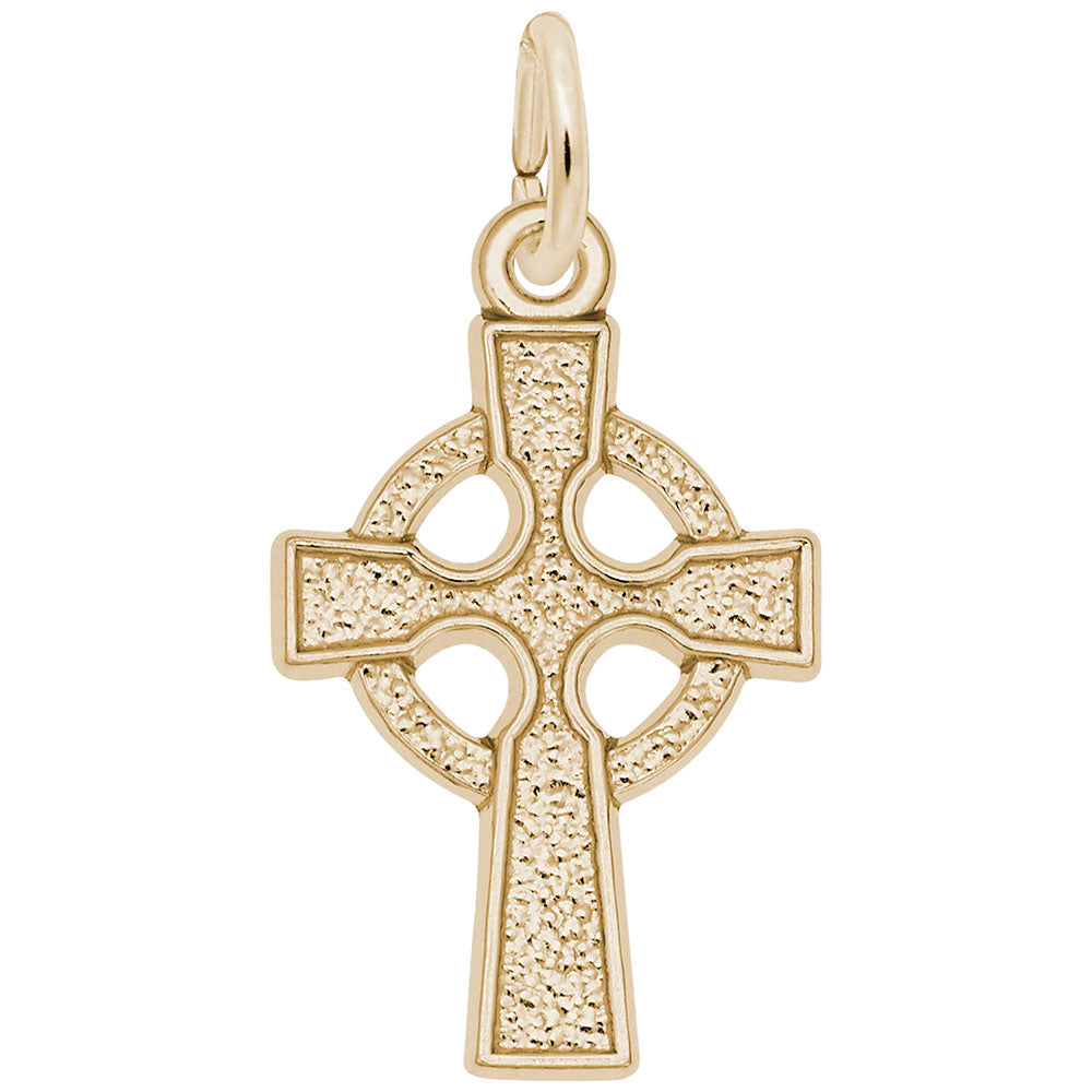Celtic Cross Charm - Elegant Religious Jewelry for Faith & Style 6147
