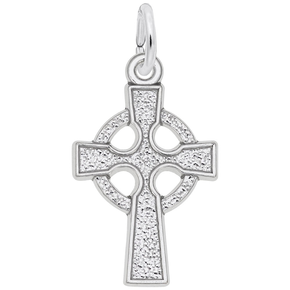 Celtic Cross Charm - Elegant Religious Jewelry for Faith & Style 6147