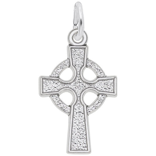Celtic Cross Charm - Elegant Religious Jewelry for Faith & Style 6147