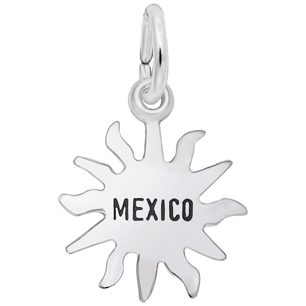 Mexico Sun Small Charm - Travel Jewelry for Adventure Lovers 6159