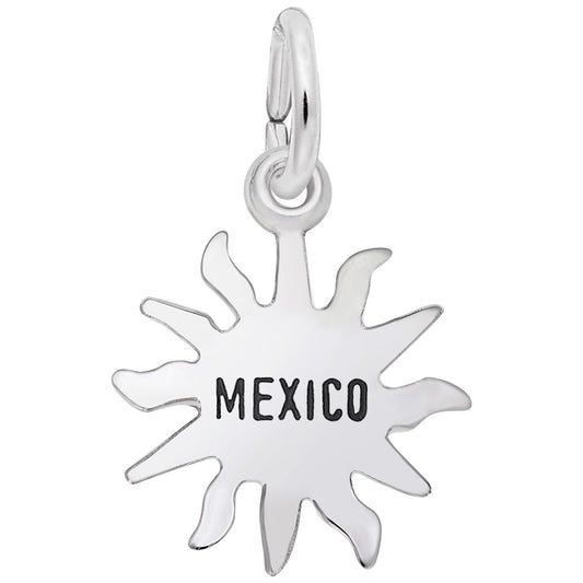 Mexico Sun Small Charm - Travel Jewelry for Adventure Lovers 6159