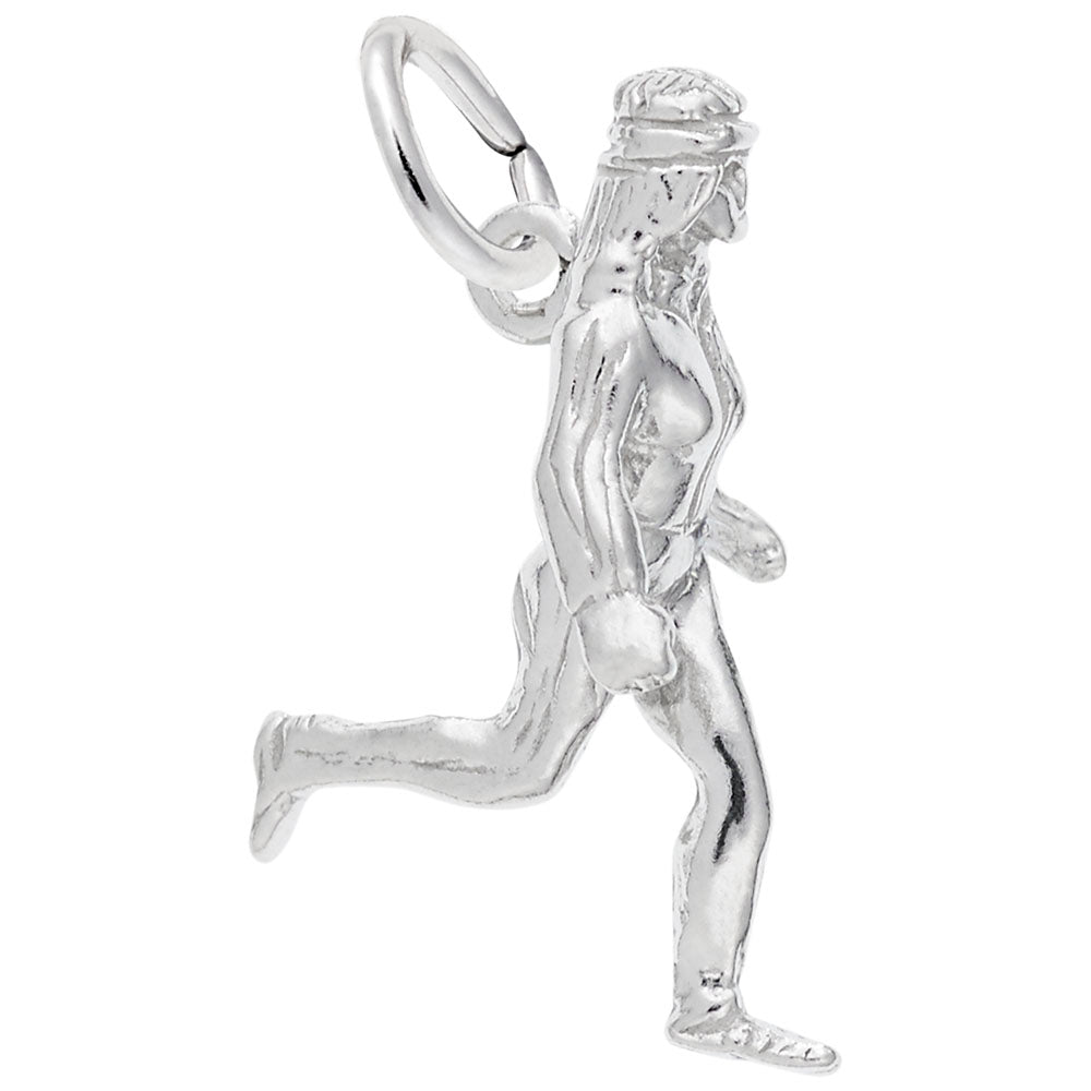 Running Jogger Charm for Sports Enthusiasts - Rembrandt Charms 6186