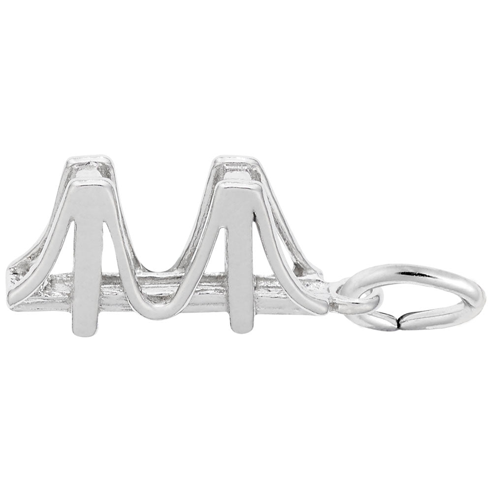 Small Golden Gate Bridge Charm - Travel Souvenir Jewelry Piece 6193