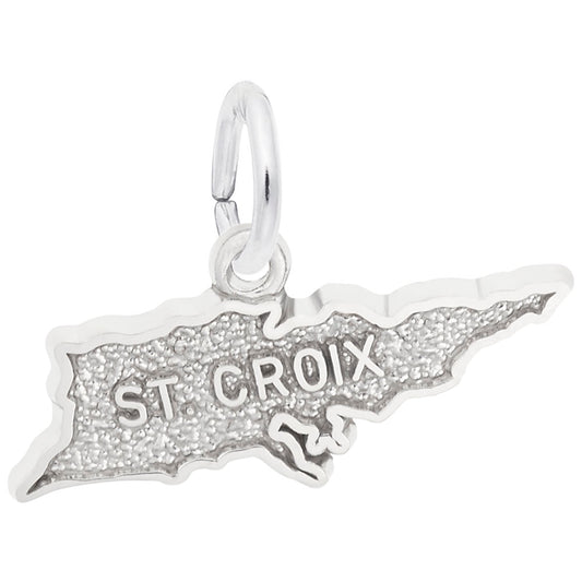 St. Croix Map Charm