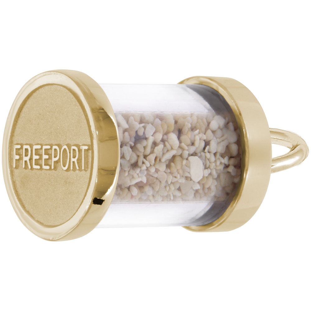 Freeport Sand Capsule Charm - Unique Travel Island Keepsake 6243