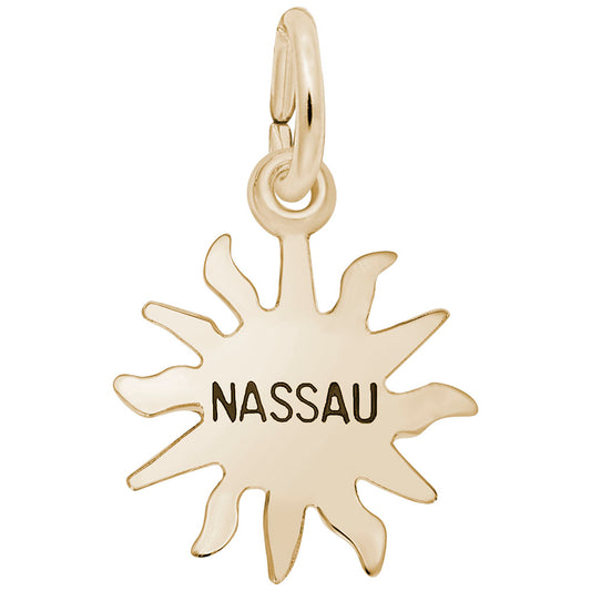 Nassau Sun Small Charm - Travel Jewelry for Island Lovers 6256