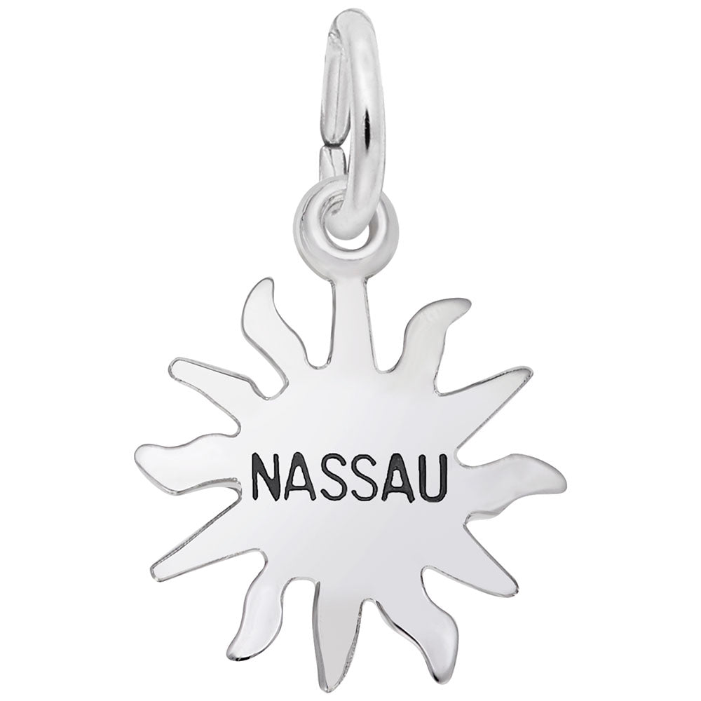 Nassau Sun Small Charm - Travel Jewelry for Island Lovers 6256