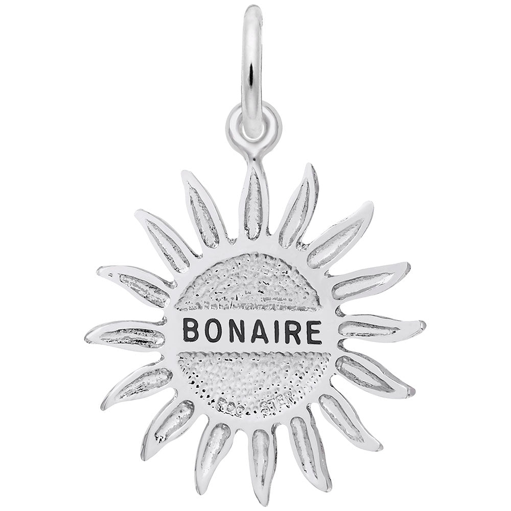 Bonaire Sun Large Charm - Tropical Island Jewelry for Travelers 6272