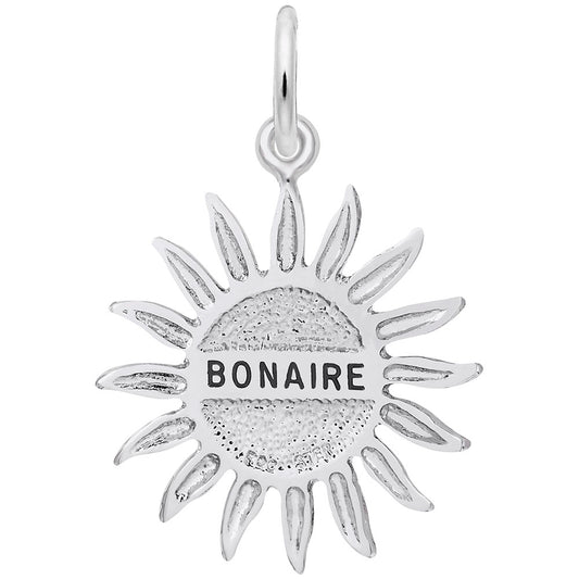 Bonaire Sun Large Charm - Tropical Island Jewelry for Travelers 6272