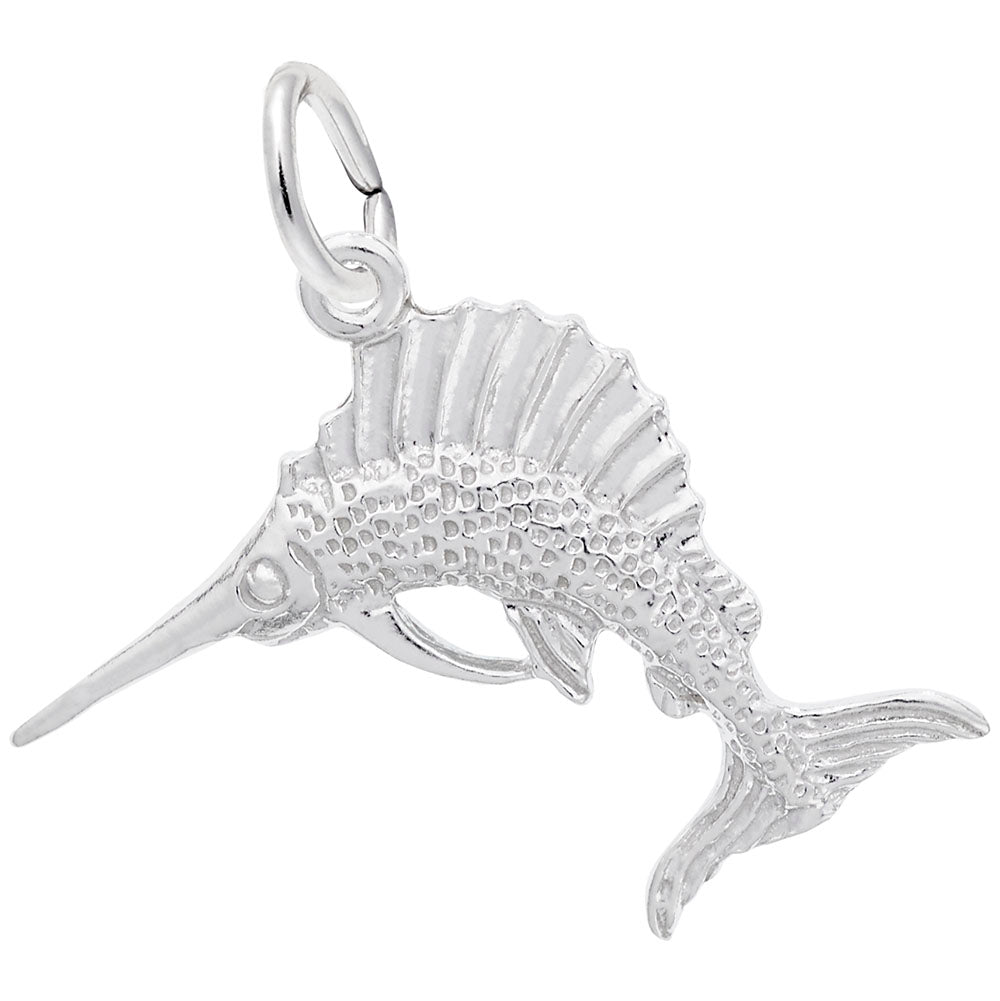 Elegant Sailfish Charm for Nautical Jewelry Lovers - Rembrandt 6288