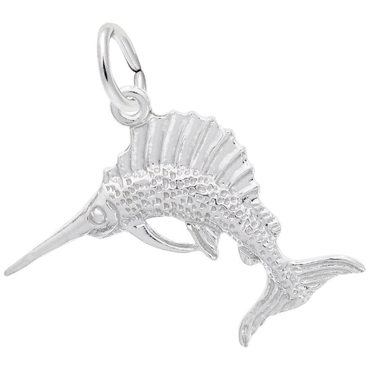 Elegant Sailfish Charm for Nautical Jewelry Lovers - Rembrandt 6288
