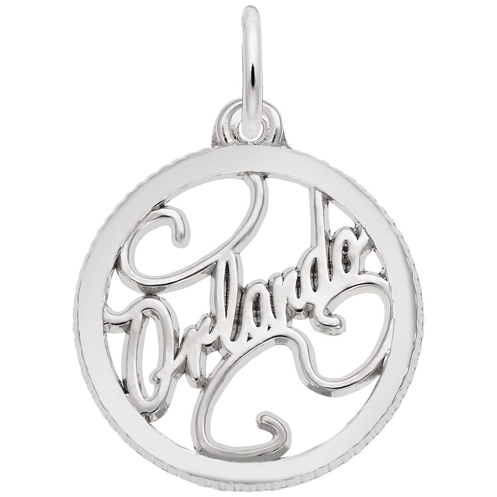 Orlando Disc Charm - Travel Souvenir for Florida Adventures 6294