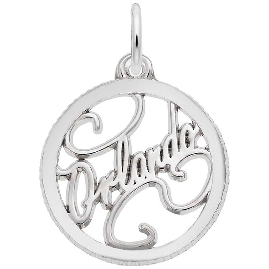 Orlando Disc Charm - Travel Souvenir for Florida Adventures 6294