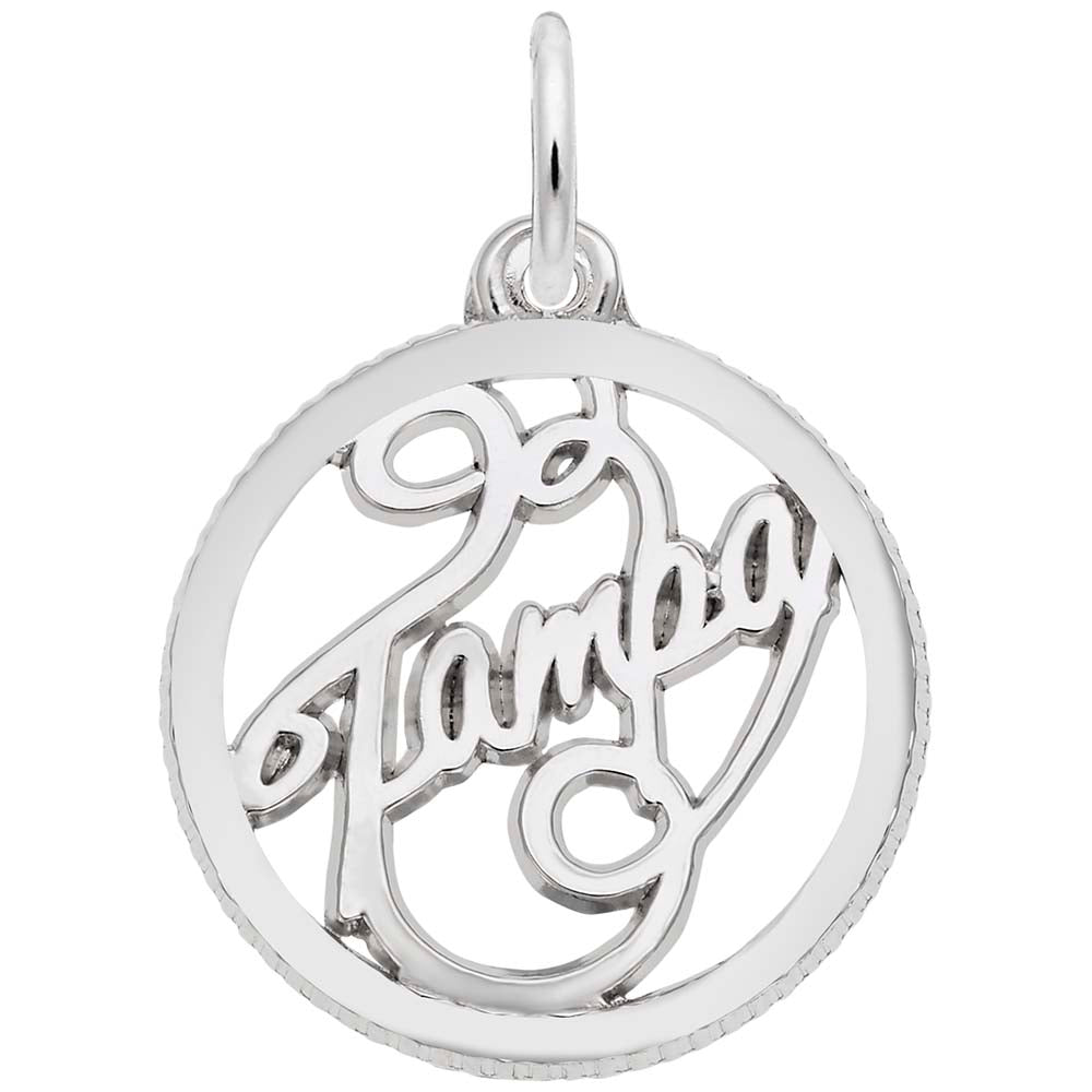 Florida Tampa Disc Charm - Travel Souvenir Jewelry for Collectors 6295