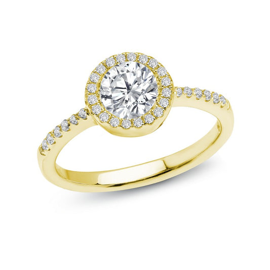 Lafonn 1.15 CTW Halo Engagement Ring Size 10