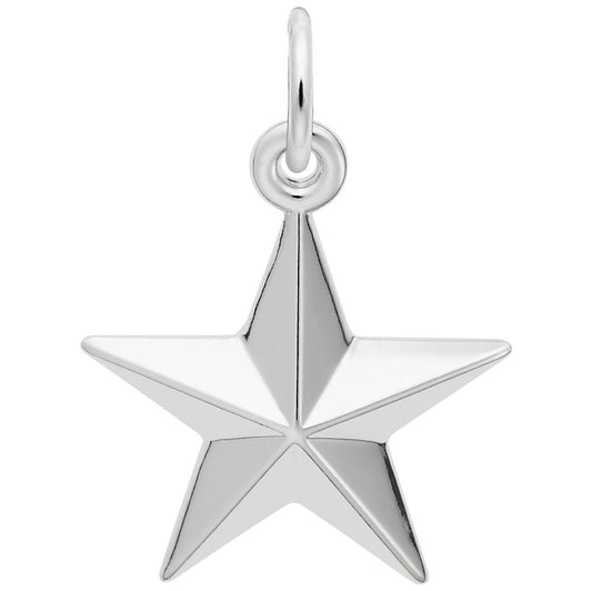 Personalized Star Charm Award - Custom Engraved Jewelry Gift 6305