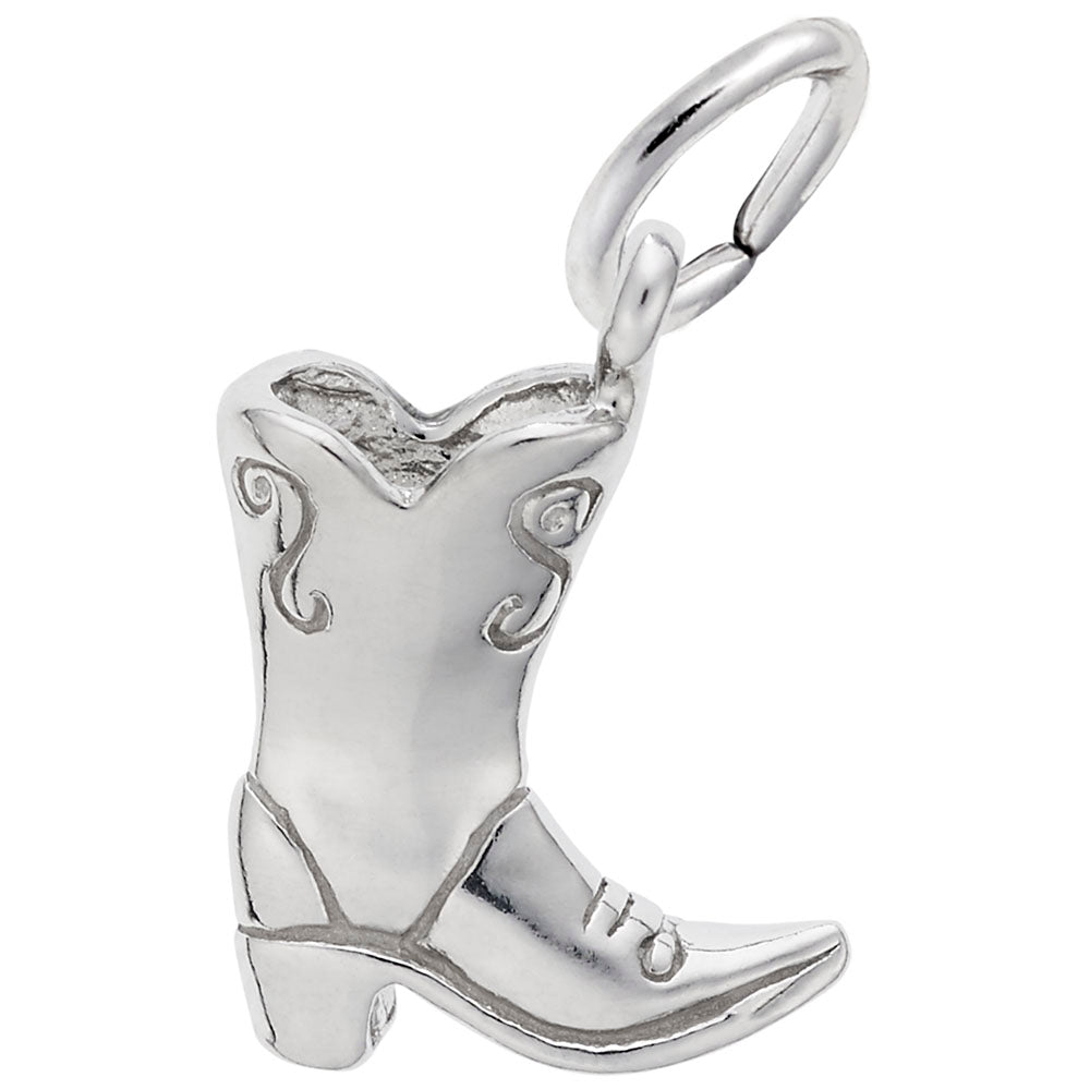 Charming Cowboy Boot Pendant - Perfect for Dance & Music Lovers 6312