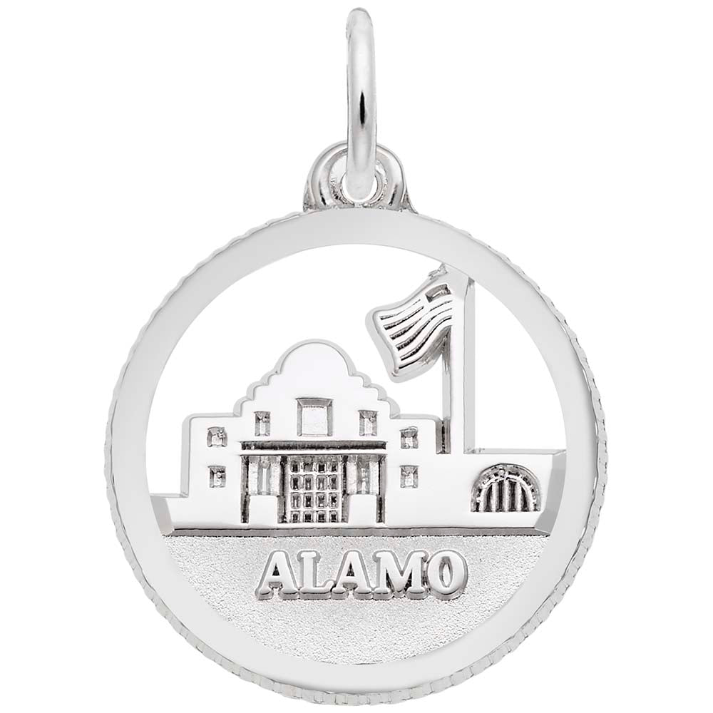 Alamo Disc Charm - Travel Souvenir Jewelry for Adventure Lovers 6322