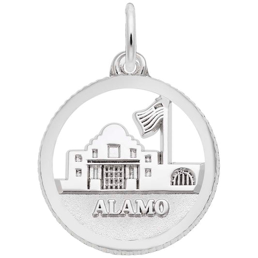 Alamo Disc Charm - Travel Souvenir Jewelry for Adventure Lovers 6322