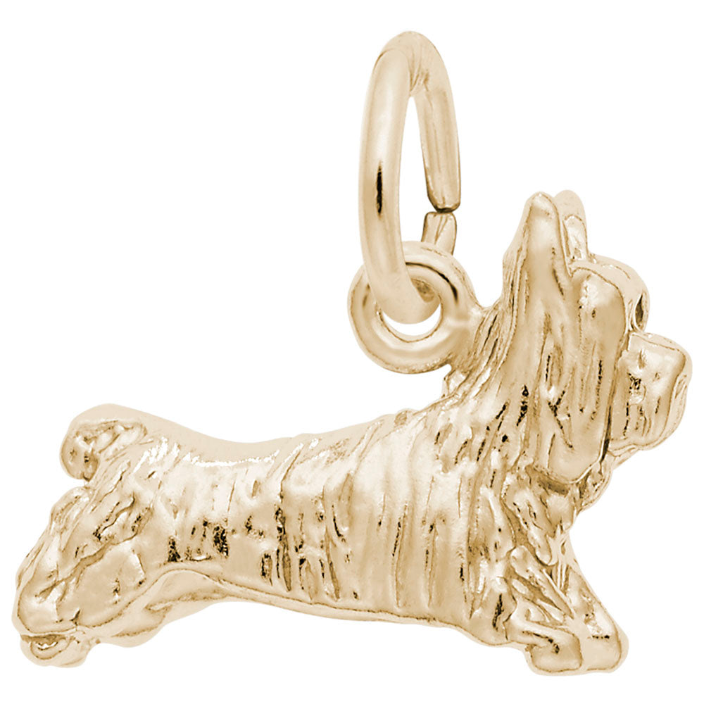 Adorable Terrier Dog Charm for Pet Lovers - High-Quality Jewelry 6323