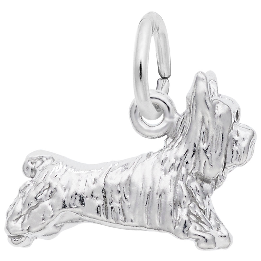 Adorable Terrier Dog Charm for Pet Lovers - High-Quality Jewelry 6323