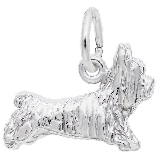 Adorable Terrier Dog Charm for Pet Lovers - High-Quality Jewelry 6323