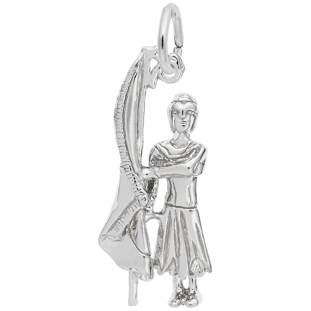 Color Guard Charm - Dance Arts Music Entertainment Jewelry 6345