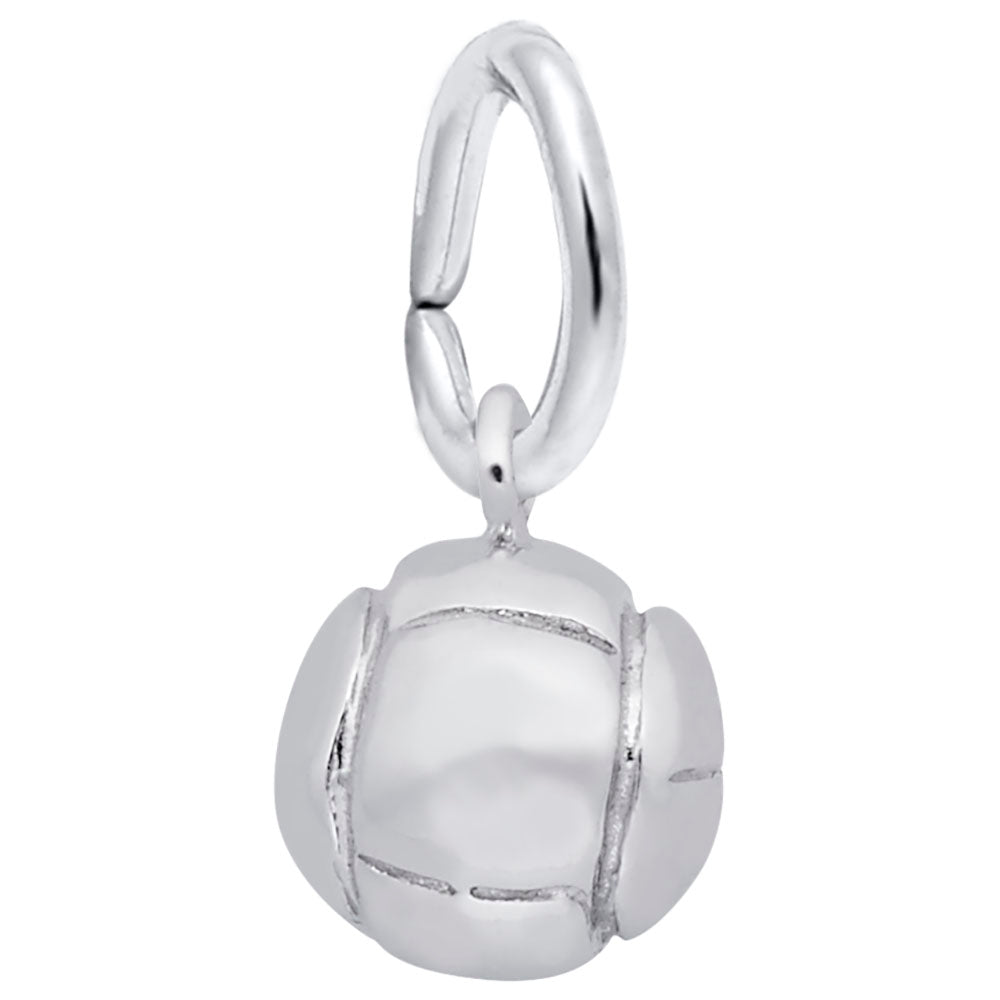 Volleyball Accent Charm for Sports Jewelry - Rembrandt Charms 6349