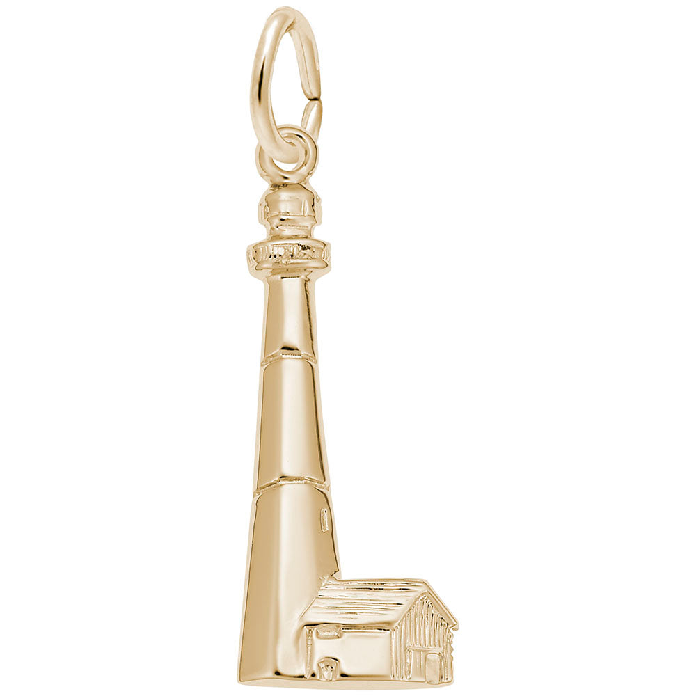 Tybee Island Lighthouse Charm - Nautical Jewelry for Ocean Lovers 6366