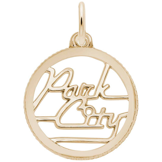 Park City Disc Charm - Unique Travel Souvenir for Utah Lovers 6375