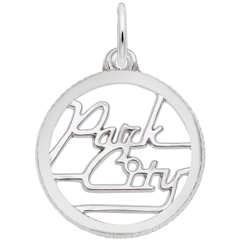 Park City Disc Charm - Unique Travel Souvenir for Utah Lovers 6375