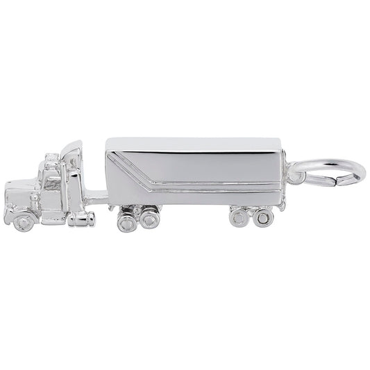 Tractor Trailer Charm