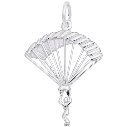Patriotic Parachutist Charm for Hobbies and Professions Jewelry 6390