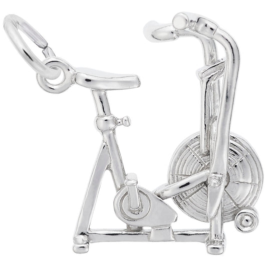 Exercise Bike Charm for Biking Enthusiasts - Rembrandt Charms 6395