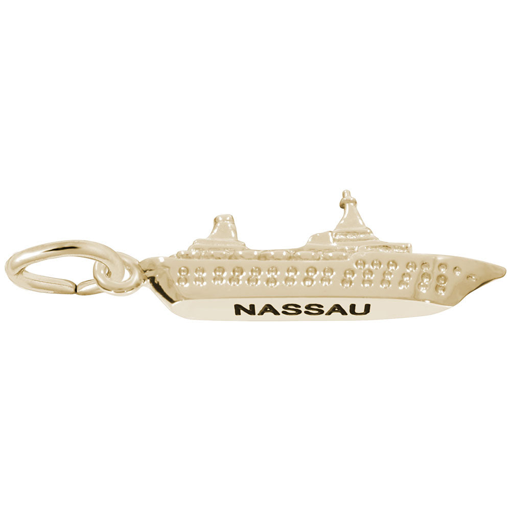 Nassau Cruise Ship Charm - Travel Souvenir for Island Lovers 6405