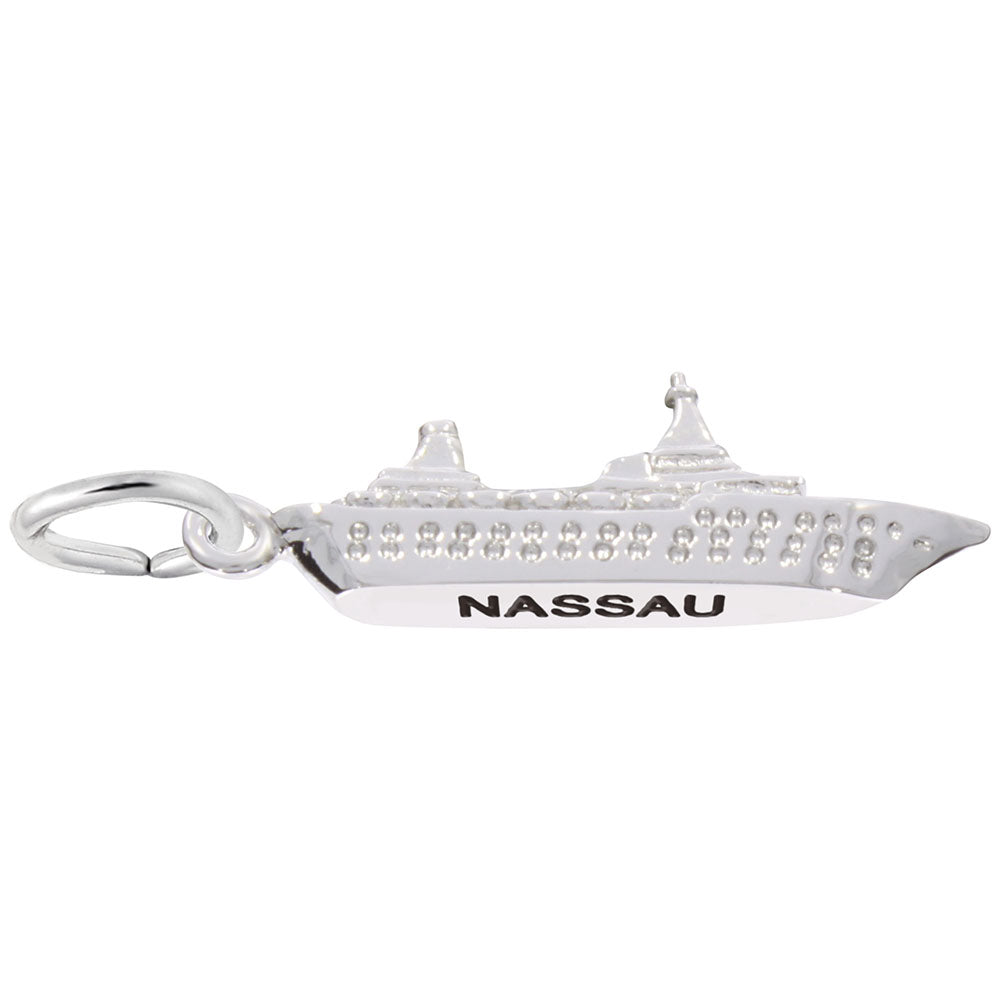 Nassau Cruise Ship Charm - Travel Souvenir for Island Lovers 6405
