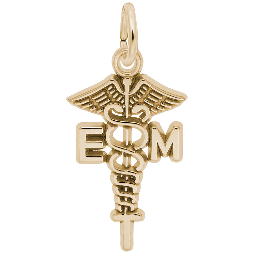 EMT Charm for Medical Professionals - Emergency Medical Services Jewelry 6424