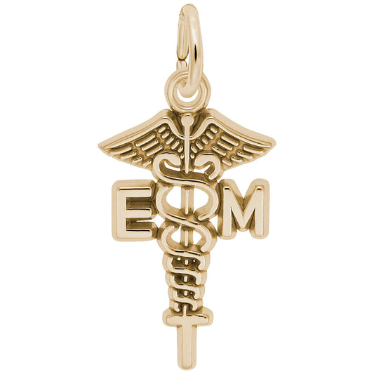 EMT Charm for Medical Professionals - Emergency Medical Services Jewelry 6424