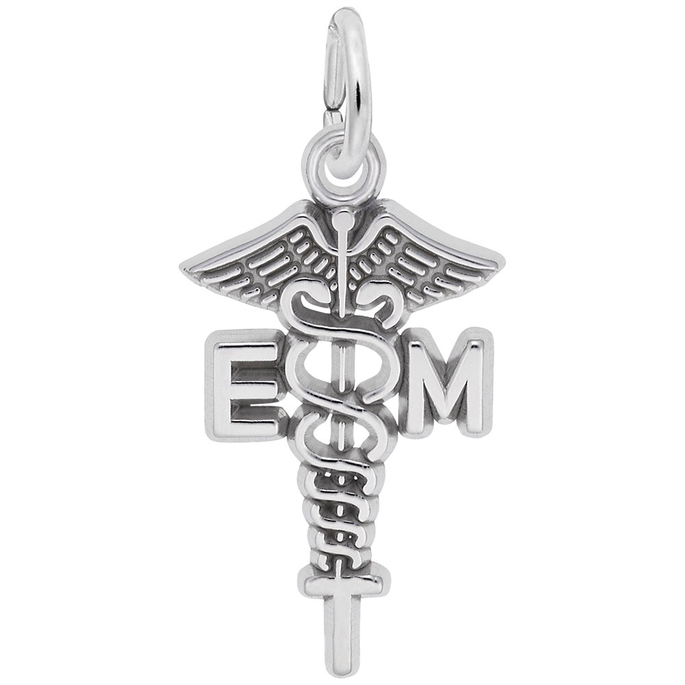 EMT Charm for Medical Professionals - Emergency Medical Services Jewelry 6424