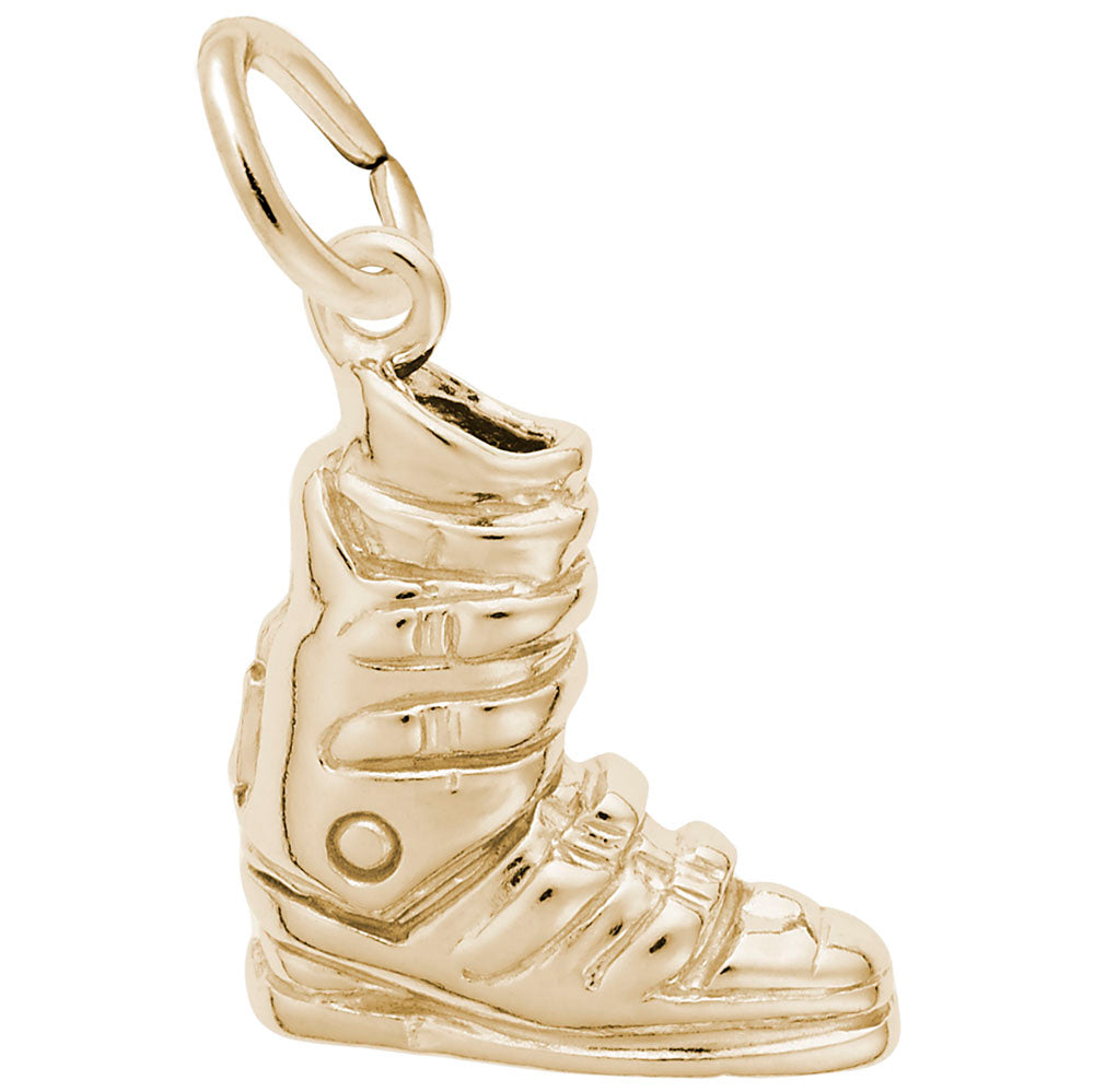 Switzerland Ski Boot Charm - Travel Jewelry for Adventure Lovers 6428