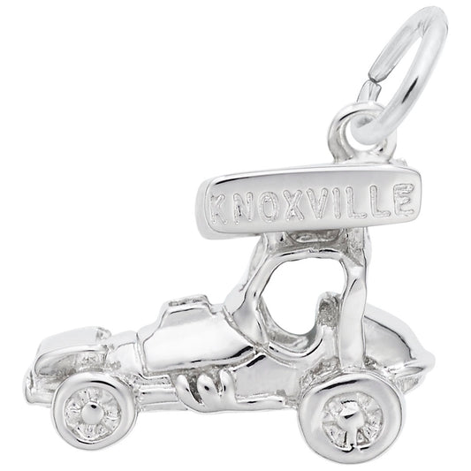 Knoxville Sprint Car Charm - Unique Travel Souvenir Jewelry 6441