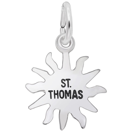 St. Thomas Sun Small Charm