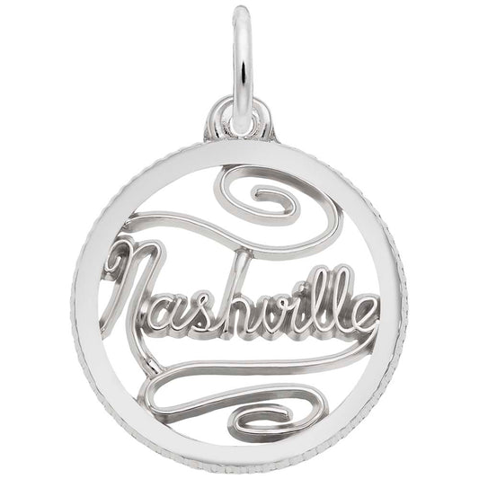 Nashville Disc Charm - Travel Souvenir for Music Lovers 6521