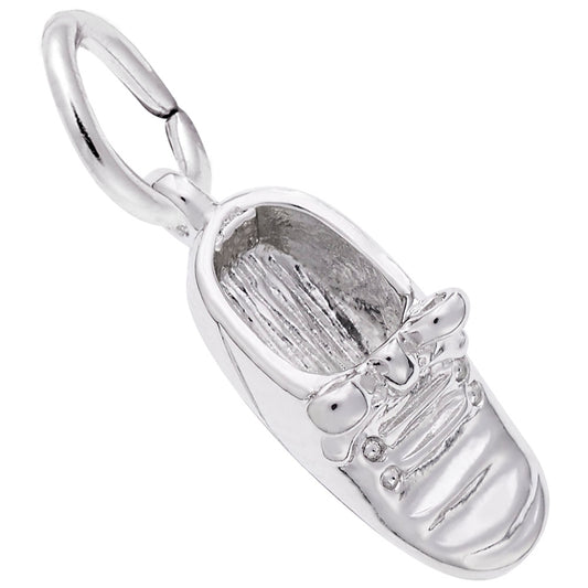 Adorable Baby Shoe with Bow Charm for Family & Friendship Gifts 6522
