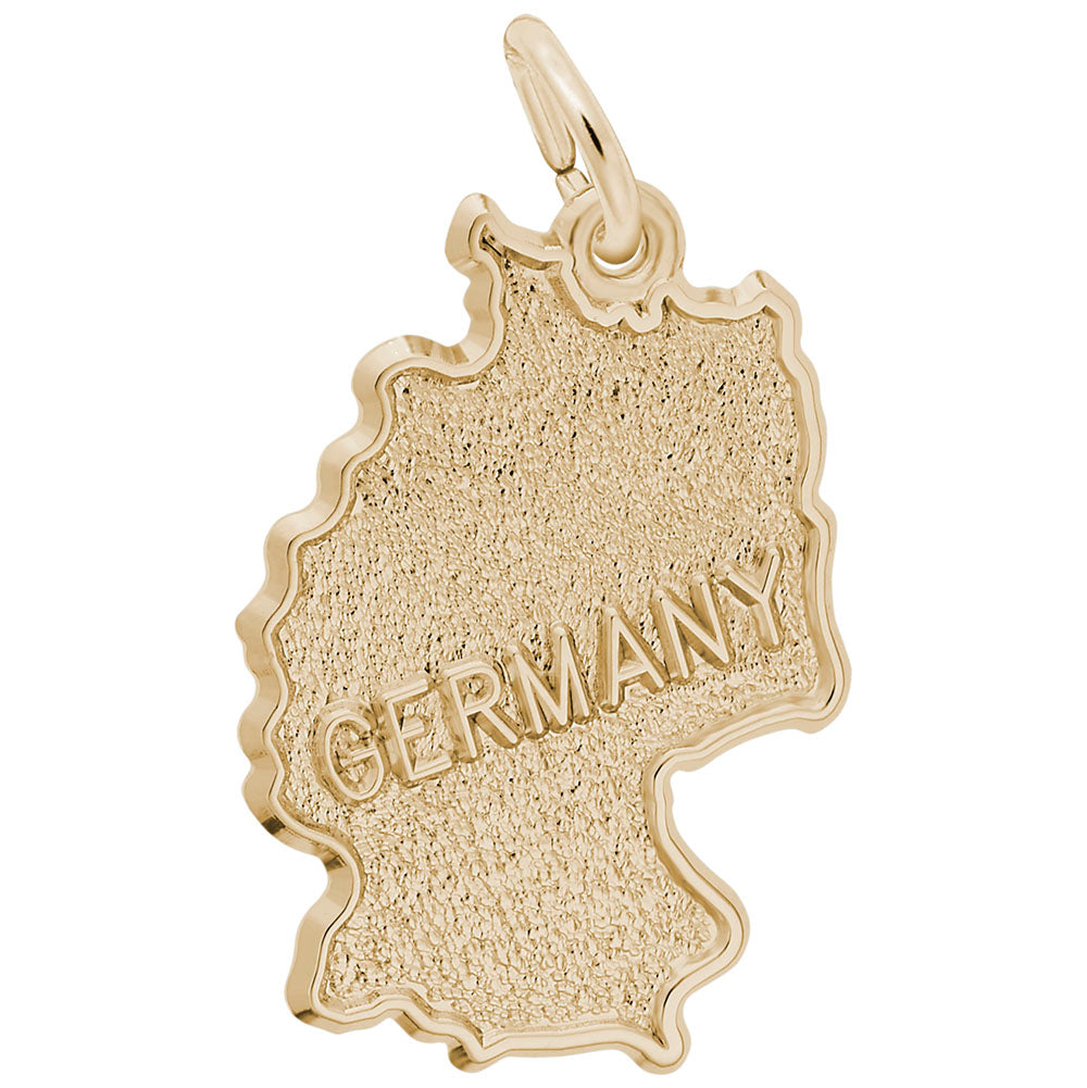 Germany Map Charm - Travel Souvenir Jewelry for Adventurers 6549
