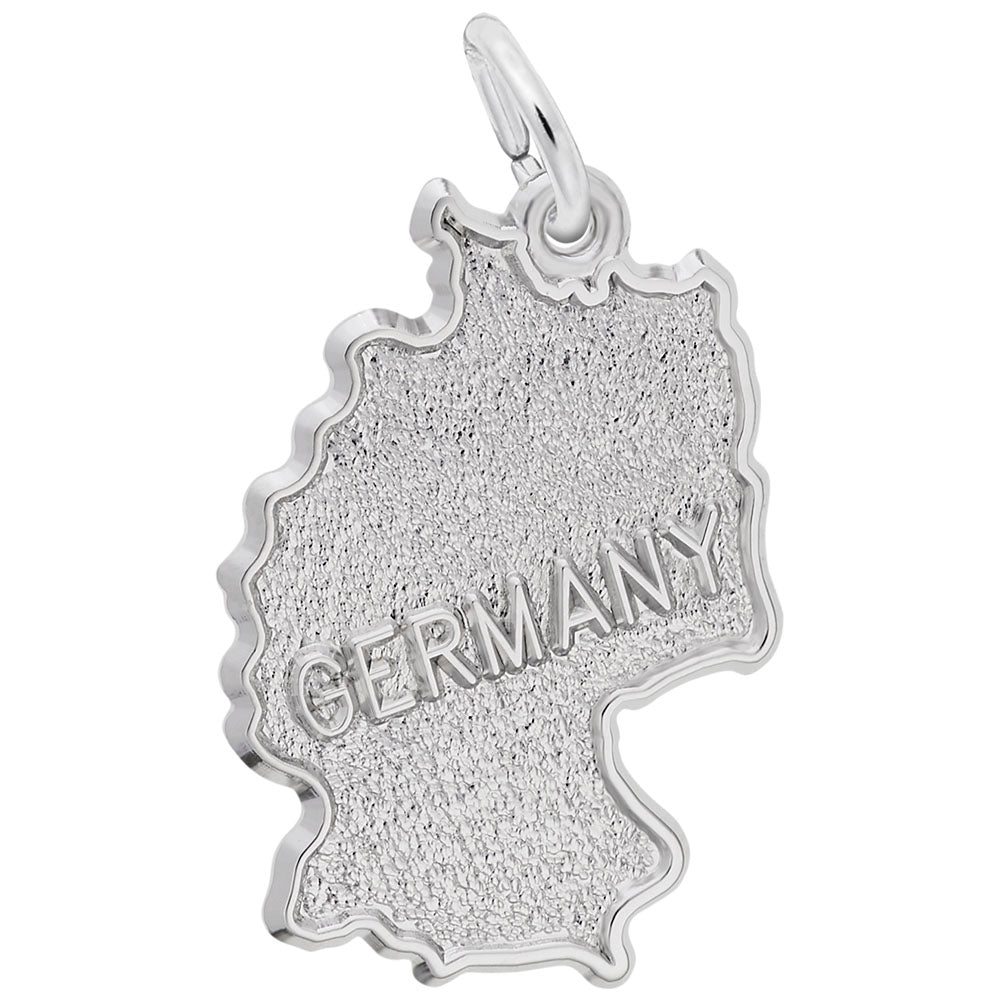 Germany Map Charm - Travel Souvenir Jewelry for Adventurers 6549