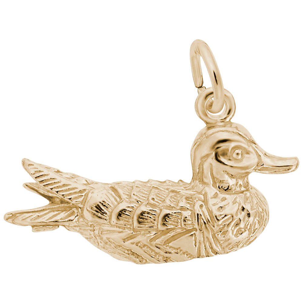Charming Duck Pendant - Elegant Bird Charm for Animal Lovers 6554