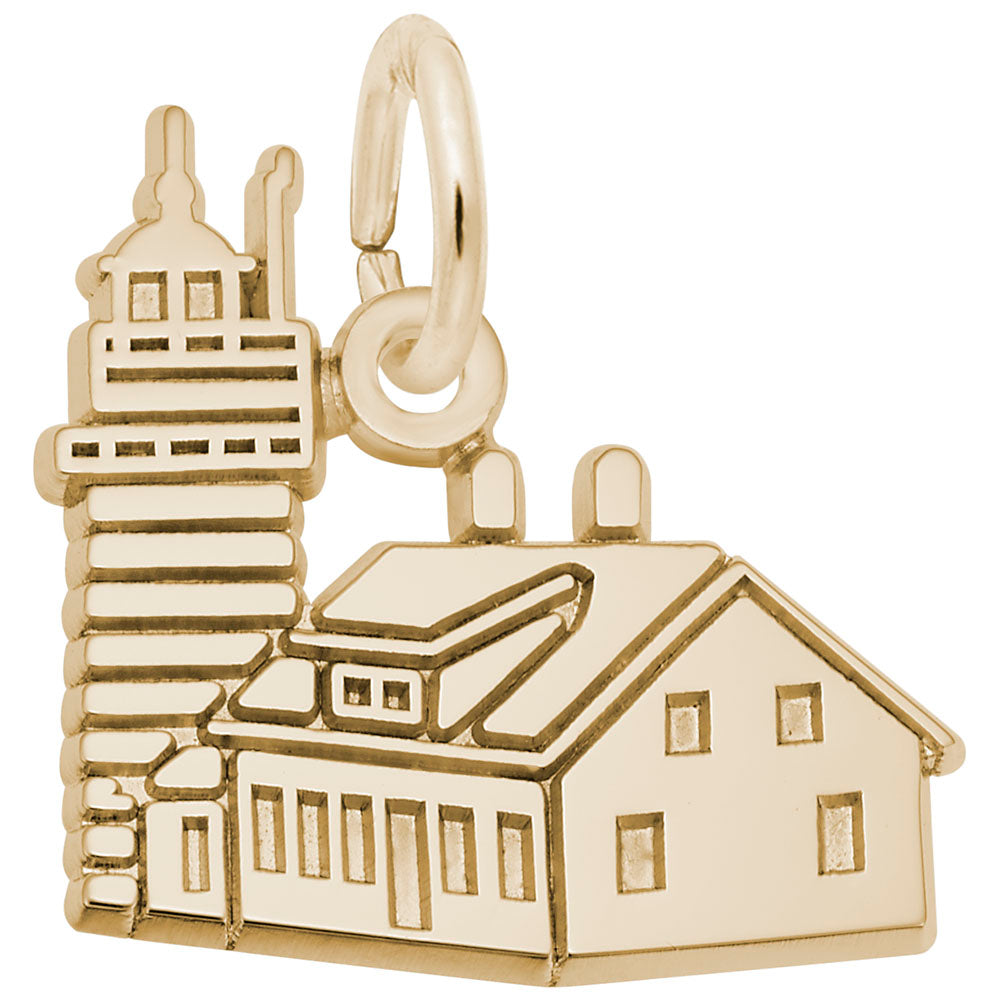 Quoddy Head Lighthouse Charm - Nautical Jewelry for Adventurers 6570