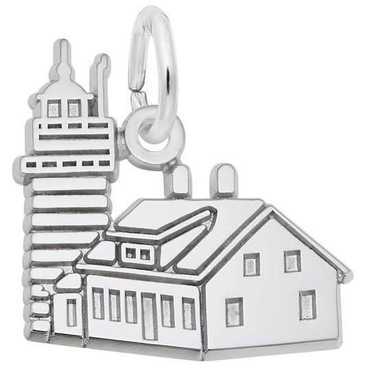 Quoddy Head Lighthouse Charm - Nautical Jewelry for Adventurers 6570