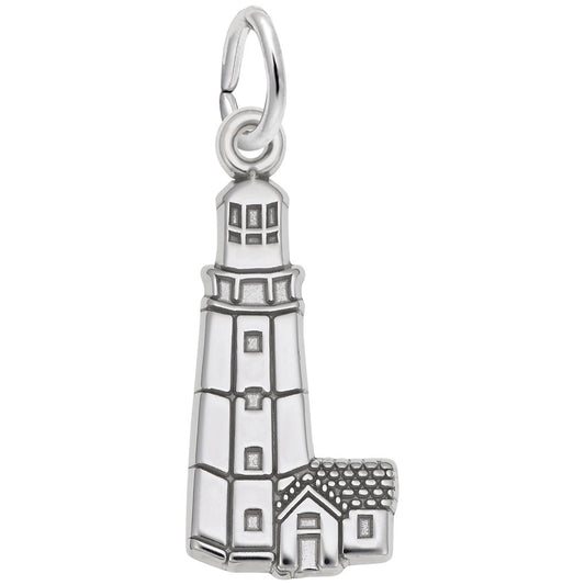 Montauk NY Lighthouse Charm - Nautical Jewelry for Ocean Lovers 6572